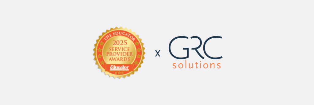 Service Provider Awards 2025 by The Educator professional development GRC Solutions